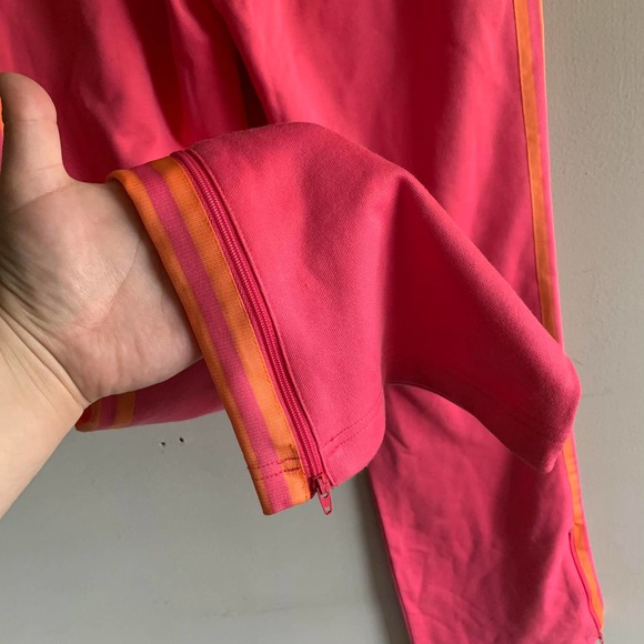 adidas Originals Pink Joggers with Orange Accents - Picture 4 of 4